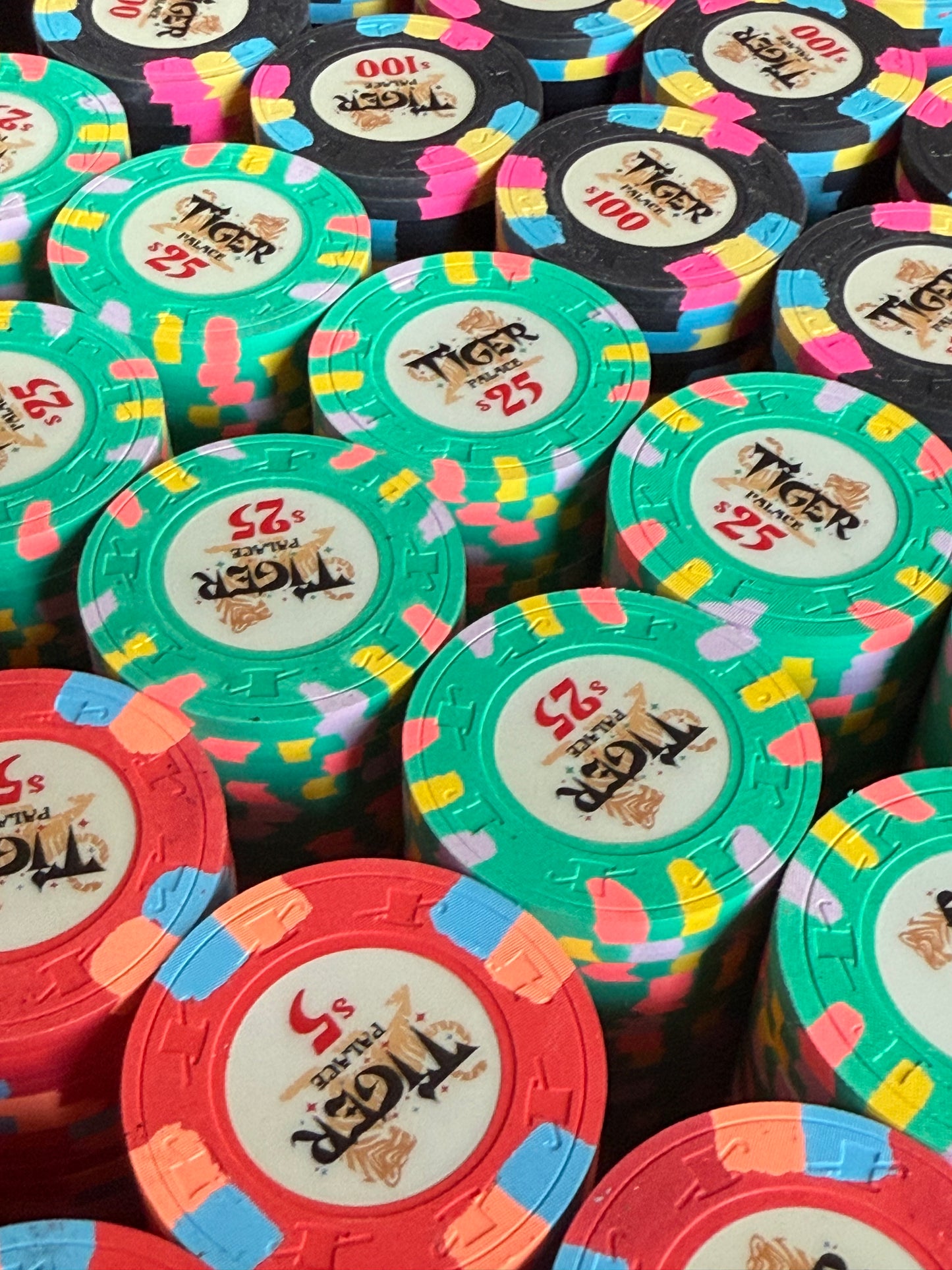 Tiger Palace (Paulson) Cash Set: VIP1 $5/$10  'Vegas' set - 800 chips