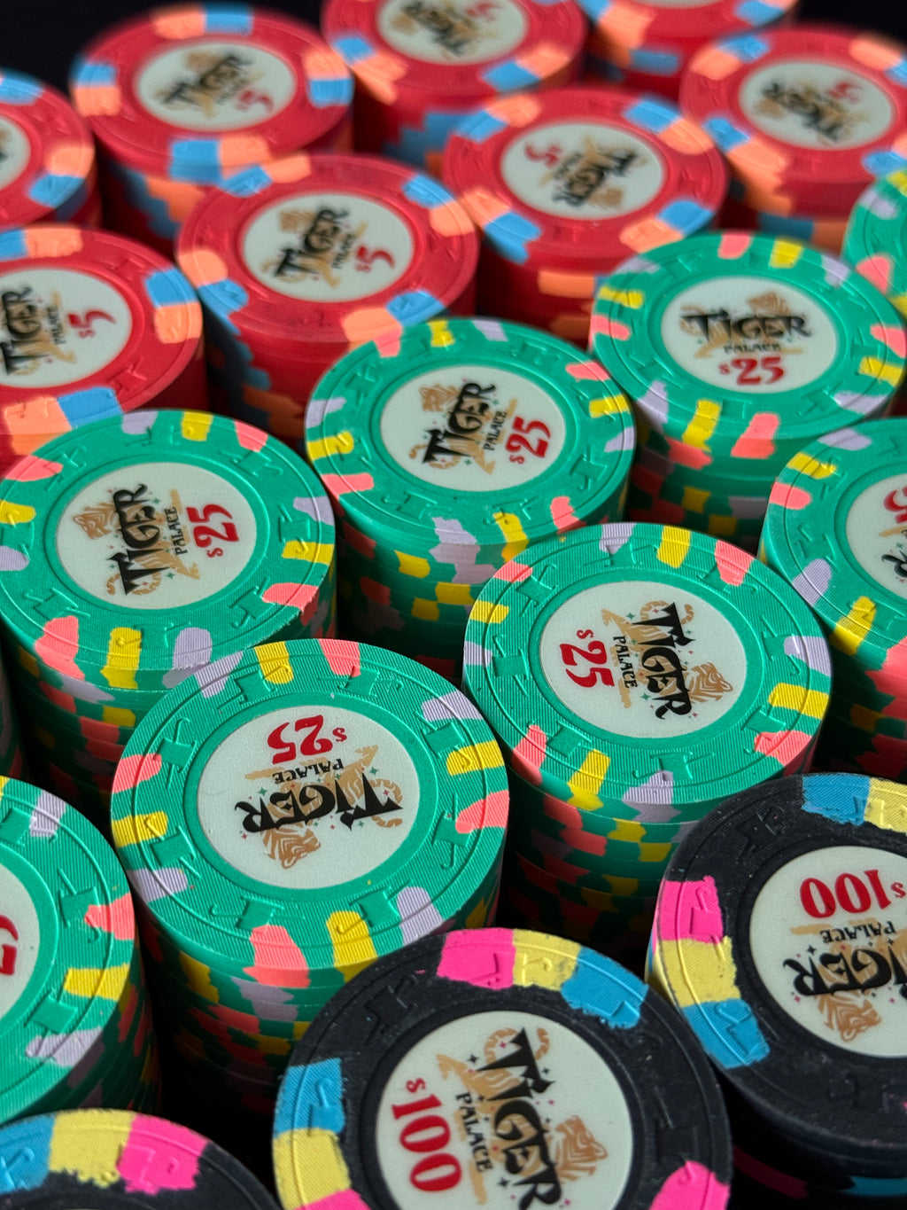 Tiger Palace (Paulson) Cash Set: VIP1 $5/$10  'Vegas' set - 800 chips