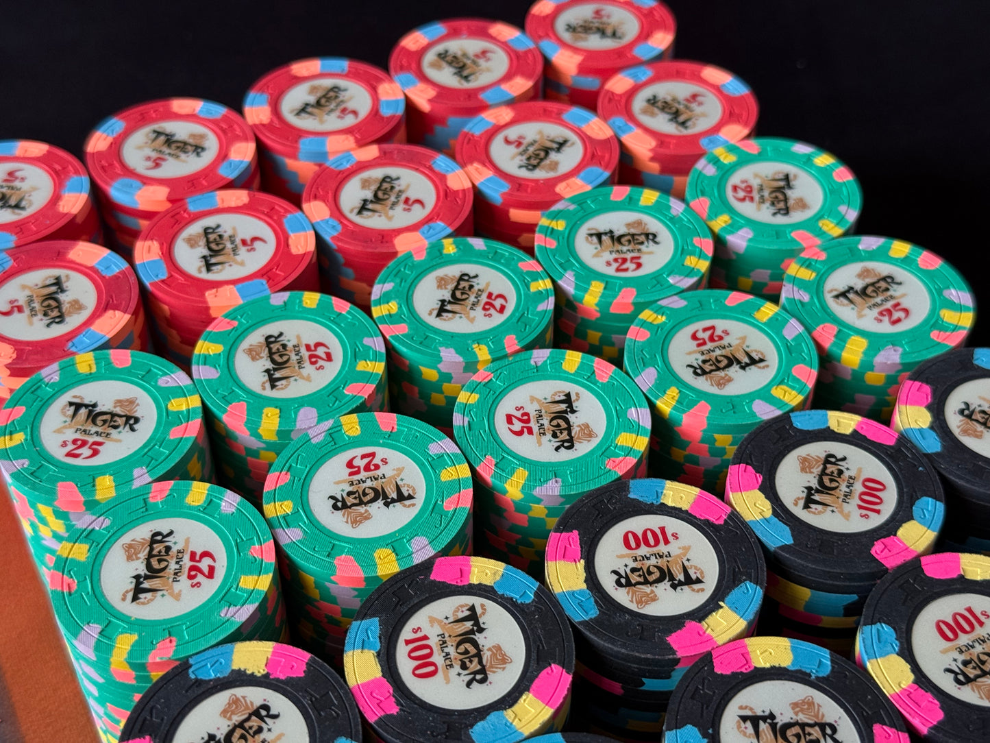 Tiger Palace (Paulson) Cash Set: VIP1 $5/$10  'Vegas' set - 800 chips