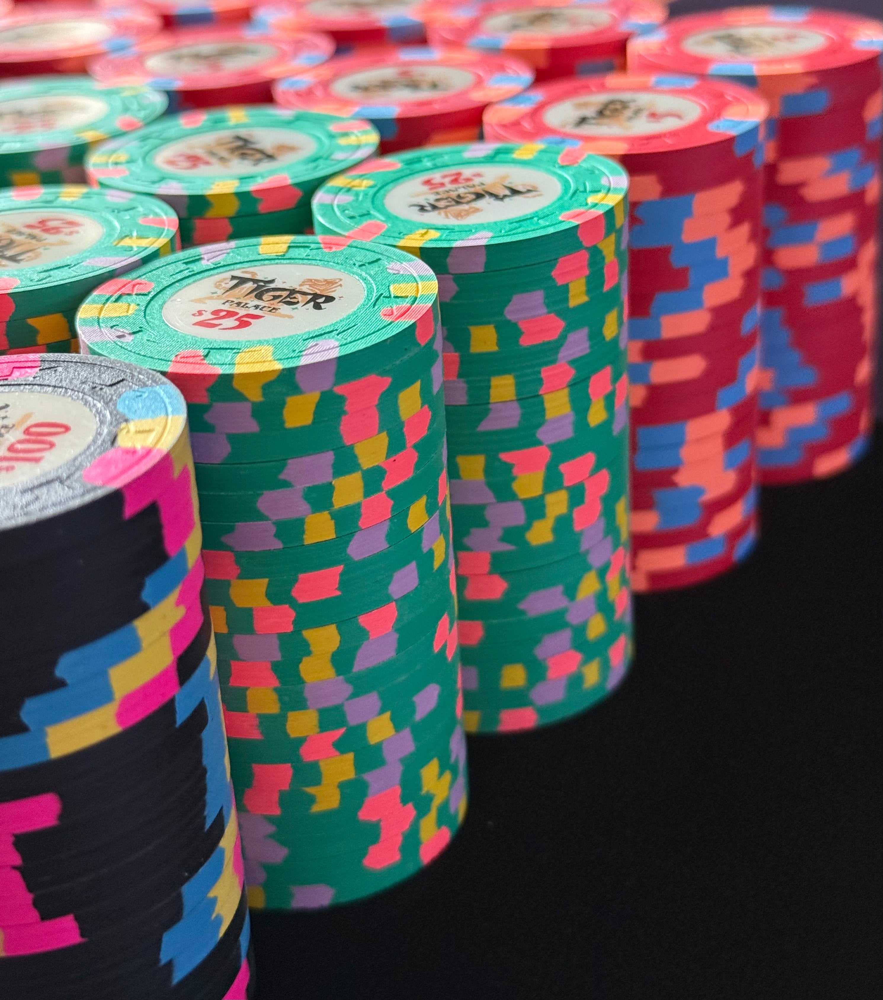 Tiger Palace (Paulson) Cash Set: VIP1 $5/$10  'Vegas' set - 800 chips