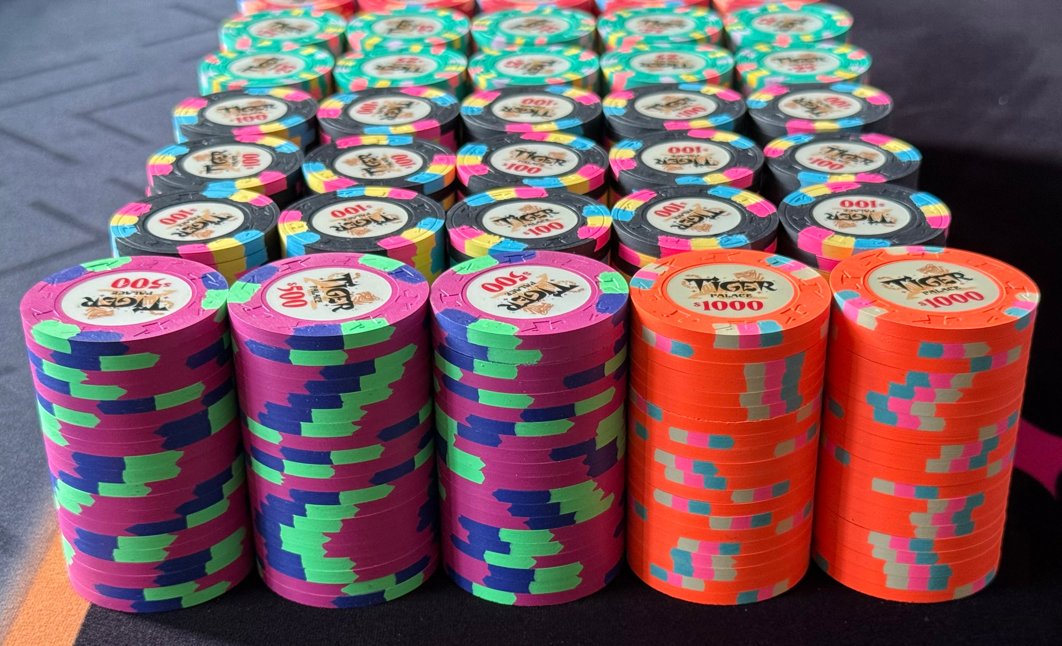 Tiger Palace (Paulson) Cash Set: VIP1 $5/$10  'Vegas' set - 800 chips