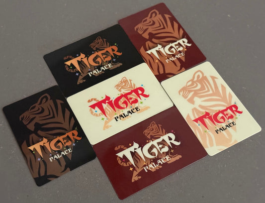 Tiger Palace Cut Cards - Bridge Size (set of 6)