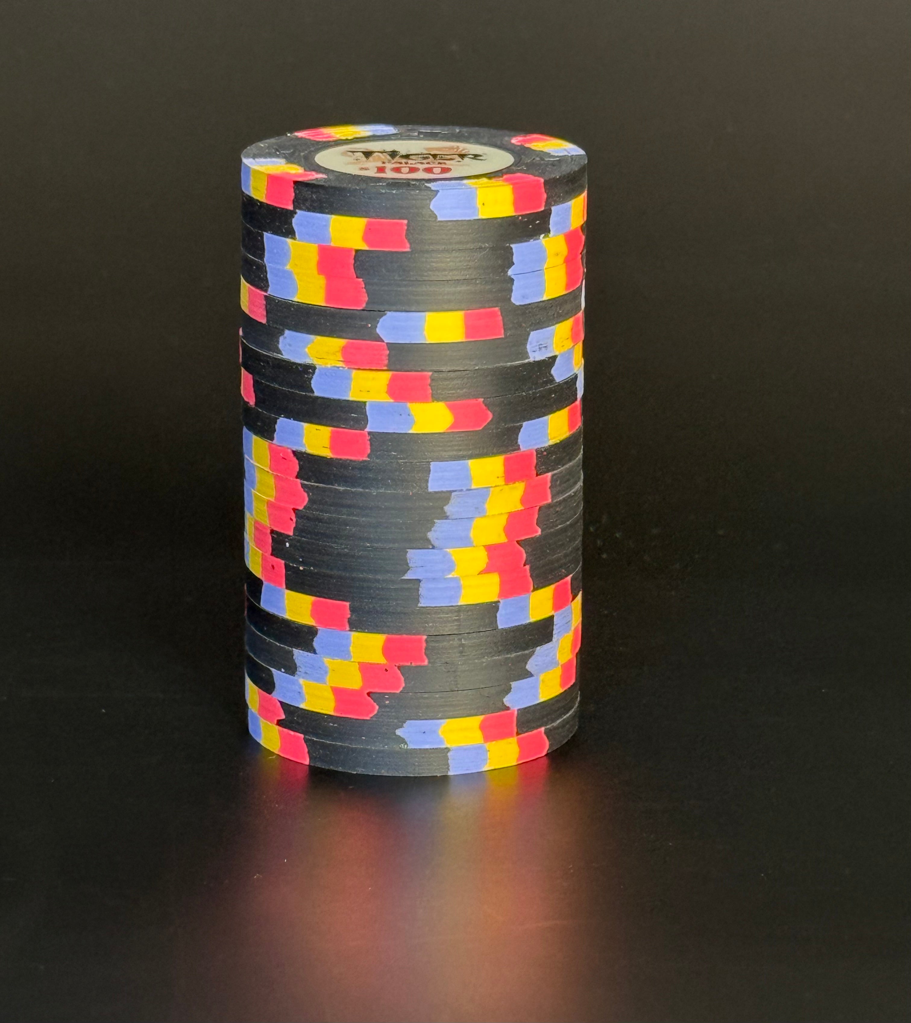 Tiger Palace (Paulson) VIP2 Cash $100 chip - Black 39mm - One Barrel