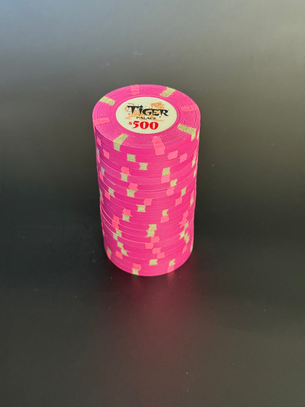 Tiger Palace (Paulson) VIP2 Cash $500 chip - Light Violet 39mm - One Barrel