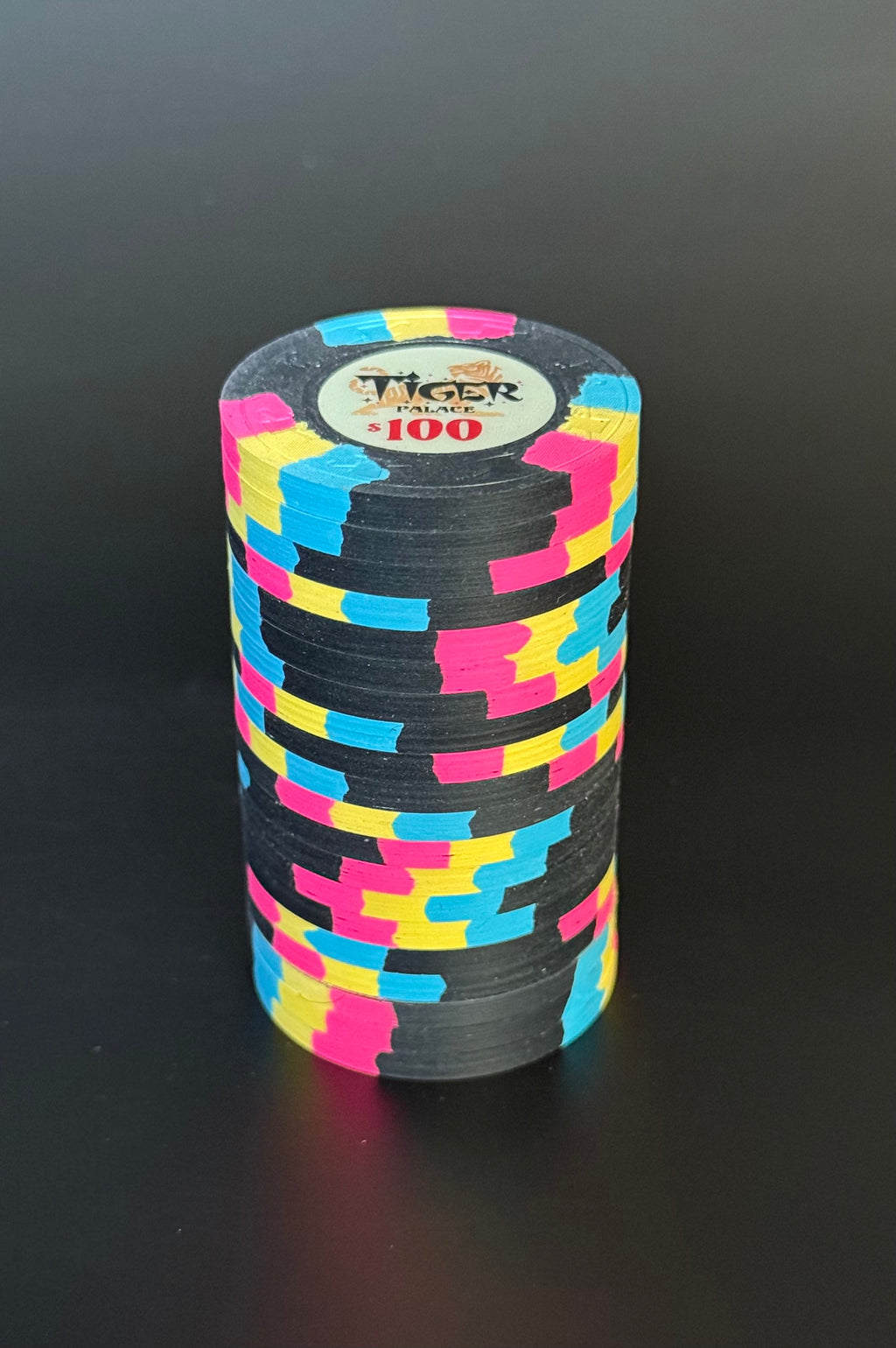 Tiger Palace (Paulson) VIP1 Cash $100 chip - Black 39mm - One Barrel