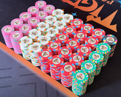 Tiger Palace (Paulson) Cash Set: VIP1 $0.25/$0.50 'Vegas' set - 800 chips