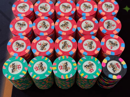 Tiger Palace (Paulson) Cash Set: VIP1 $0.25/$0.50 'Vegas' set - 800 chips