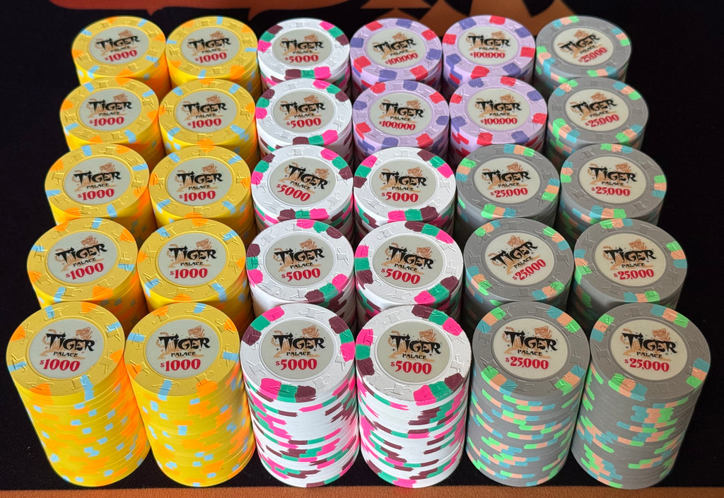 Tiger Palace (Paulson) Tournament Set: T-1000 Based, VIP2, 600 chips