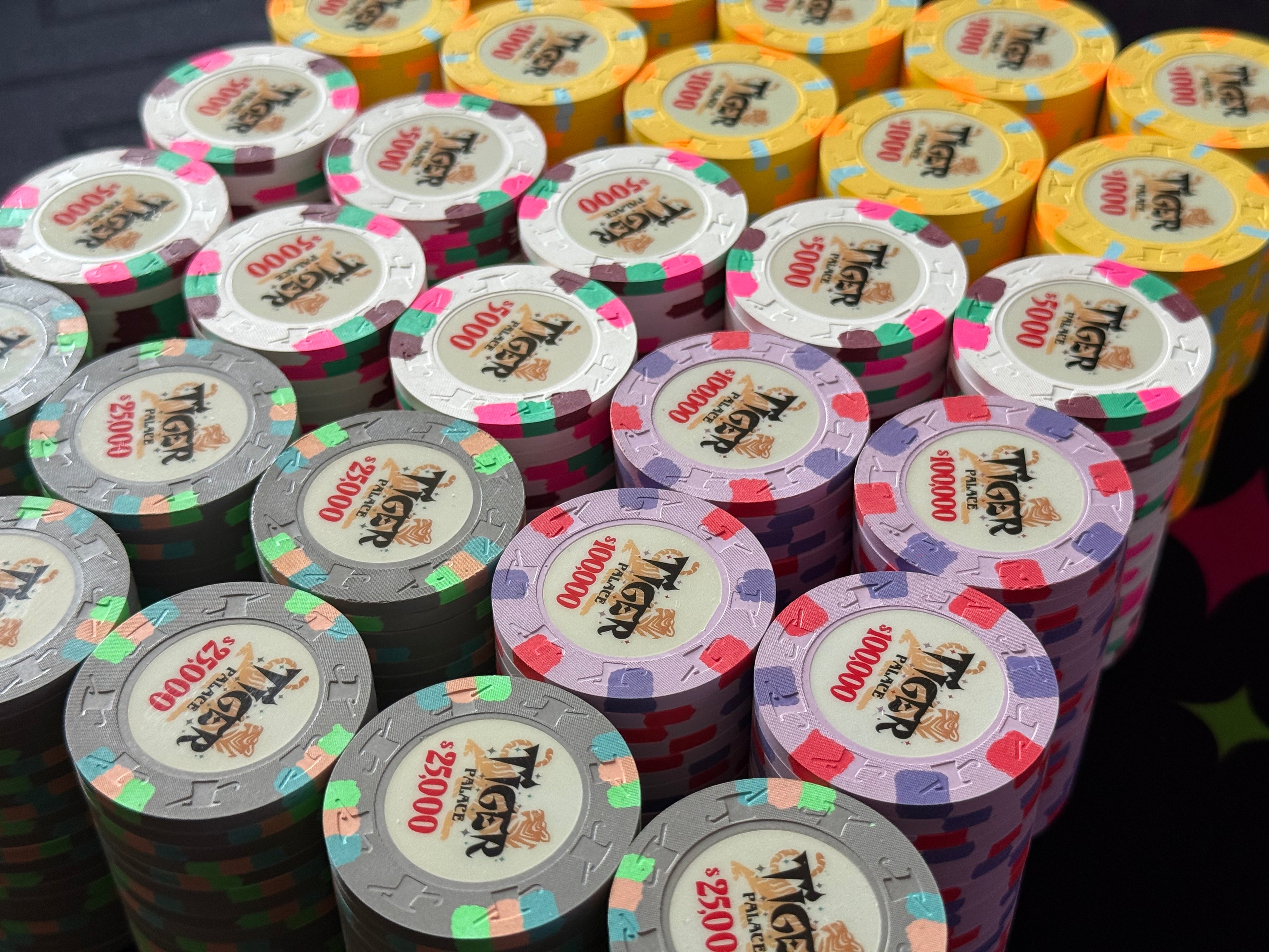 Tiger Palace (Paulson) Tournament Set: T-1000 Based, VIP2, 600 chips