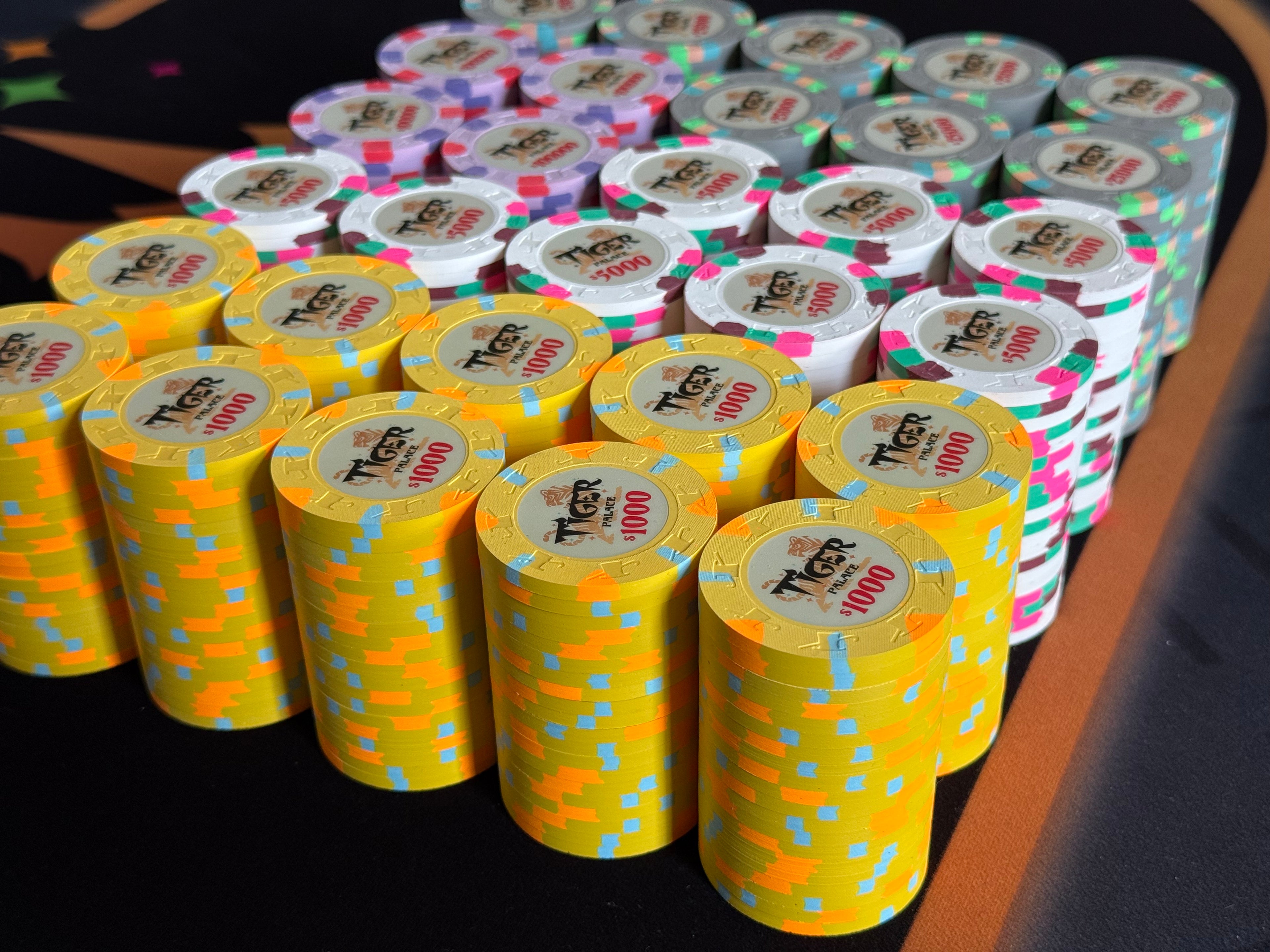 Tiger Palace (Paulson) Tournament Set: T-1000 Based, VIP2, 600 chips