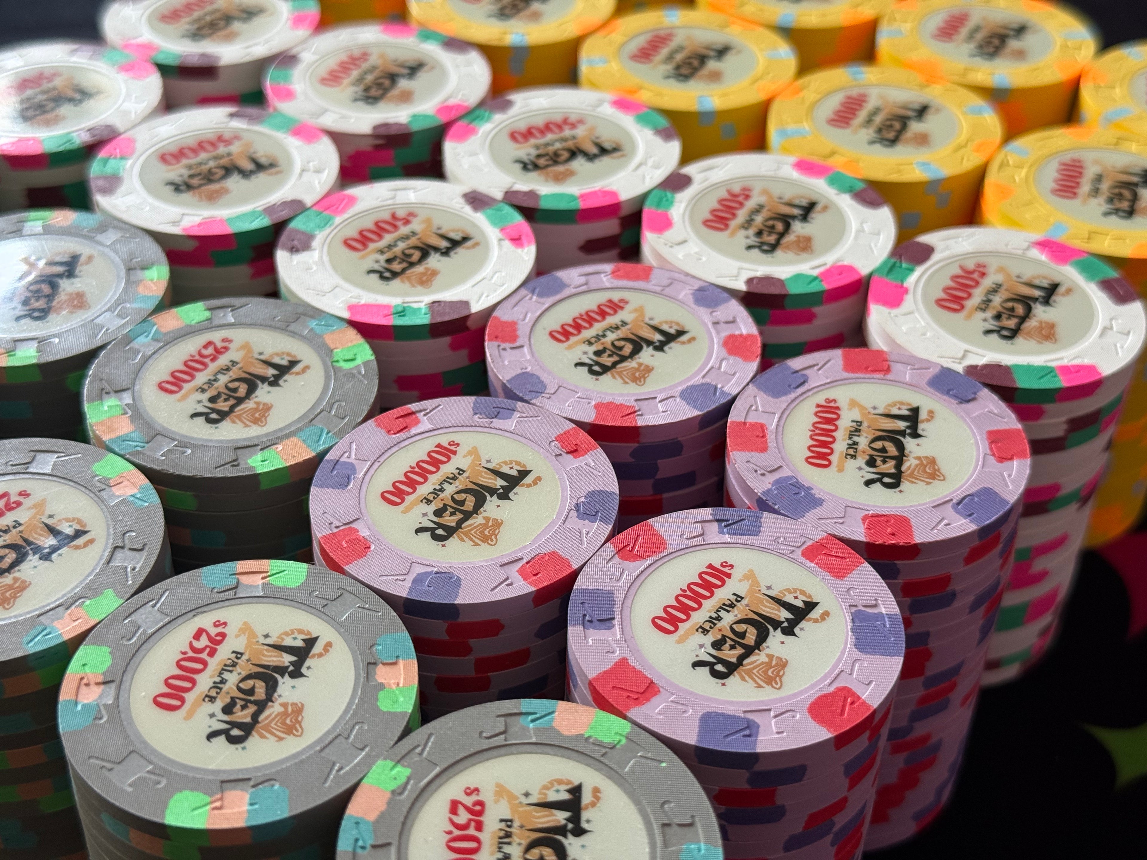 Tiger Palace (Paulson) Tournament Set: T-1000 Based, VIP2, 600 chips