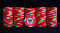 Tiger Palace (Paulson) Primary Cash $5 chip - Red 39mm - One Barrel