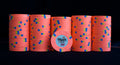 Tiger Palace (Paulson) Primary Cash $0.50 (frac) chip - Peach 39mm - One Barrel