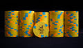 Tiger Palace (Paulson) Hot Stamp T1000 chip - Canary Yellow39mm - One Barrel